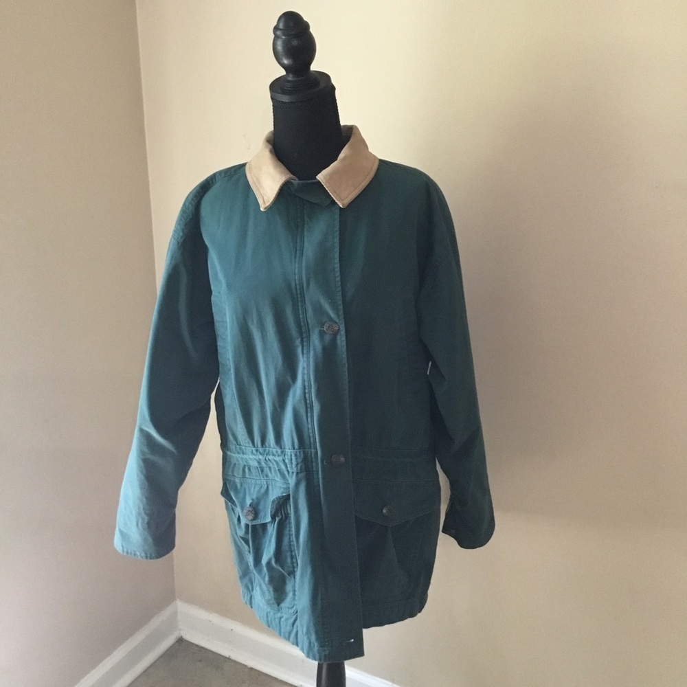 G.H. Bass Women’s Green Utility Jacket Size M EUC